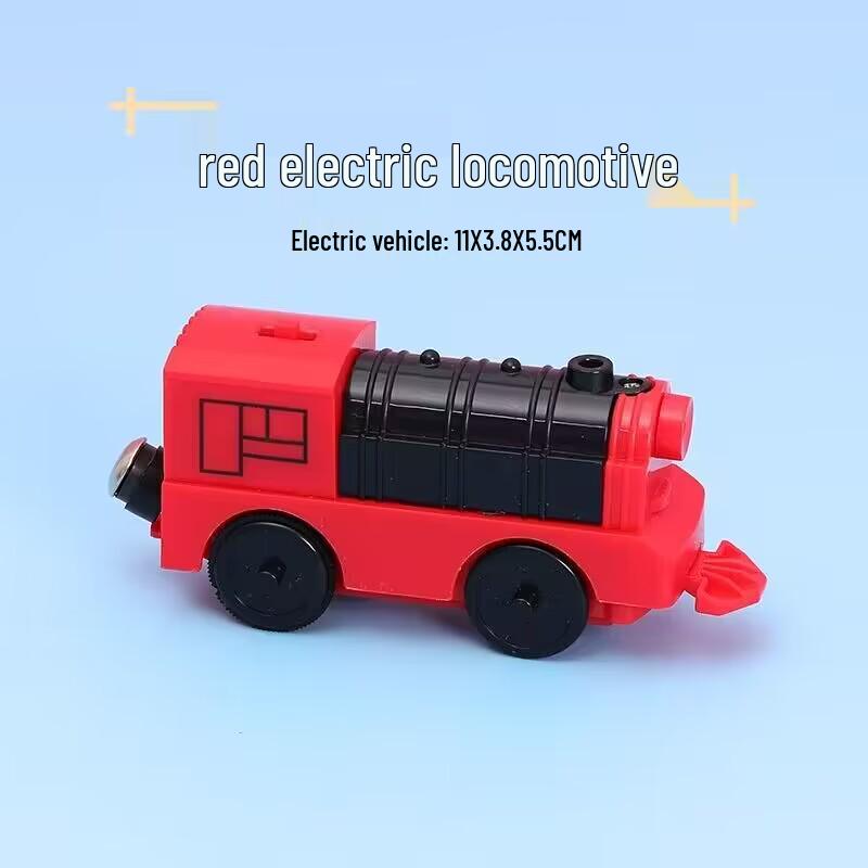 Магнитный Электрический Паровозик Игрушка для Детей - Совместим со Всеми Деревянными Дорожками