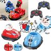 2Pcs Remote Control Bumper Car Toy with Light Music 2 Players Battle