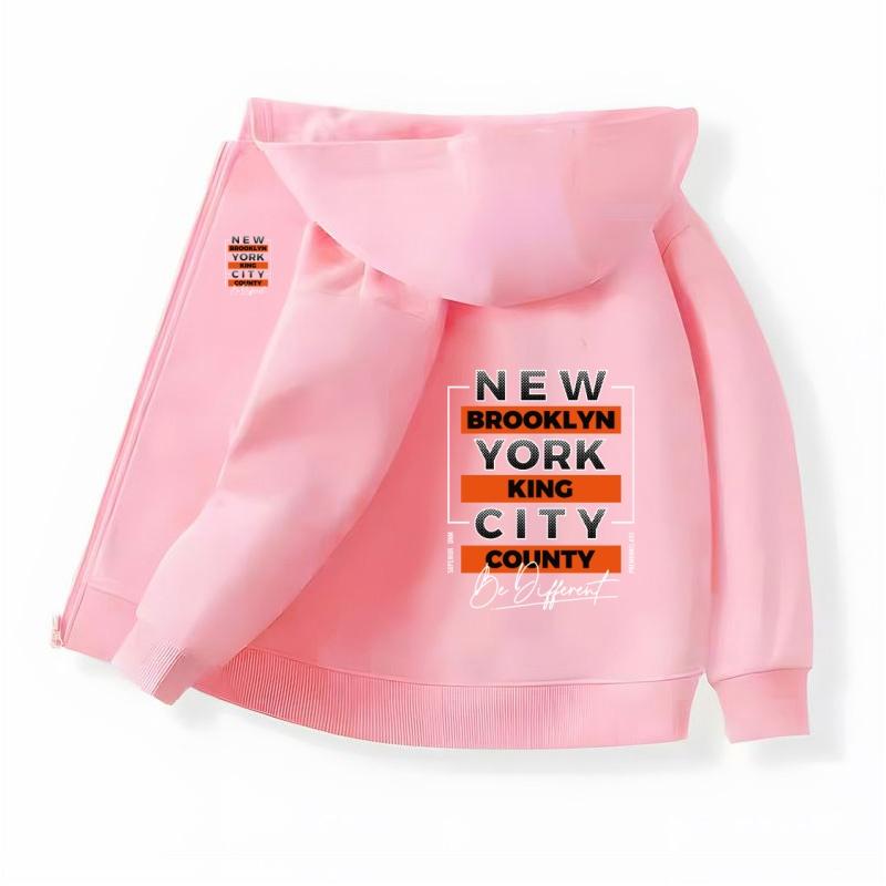 Boys Spring Autumn Hoodie with Zipper California Fashion Jacket Children Long Sleeve Sweatshirt Polyester Coats 5-13T