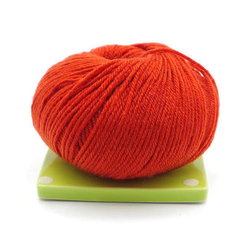 Клубок акриловой пряжи для вязания свитеров, крючков, обуви, тапочек, изделий ручной работы.