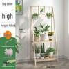 Carbonized Solid Wood Hanging Plant Shelf – Indoor/Outdoor Anti-Corrosion Flower Pot Rack for Succulents and Storage