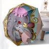 Dumbo, Elephant Automatic Opening and Closing Umbrella, Compact Travel Umbrella, Lightweight and Portable, Suitable for Beach Commuting Busi