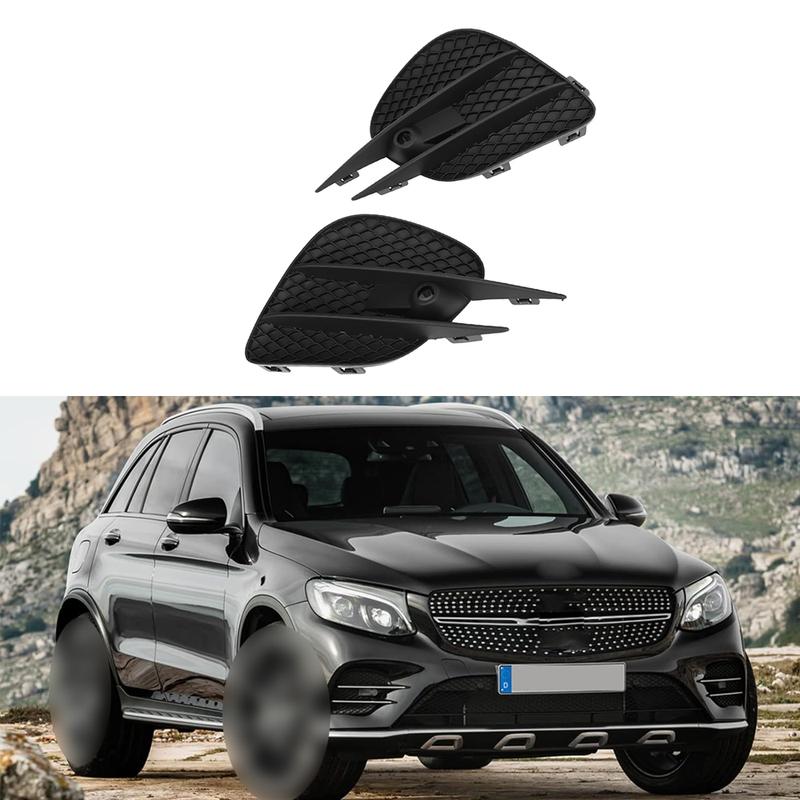Пара Левая Правая Переднего Бампера Решетка Противотуманной Фары для Mercedes Benz GLC‑Class X253 AMG Line Дорестайлинг 2016 2017 2018