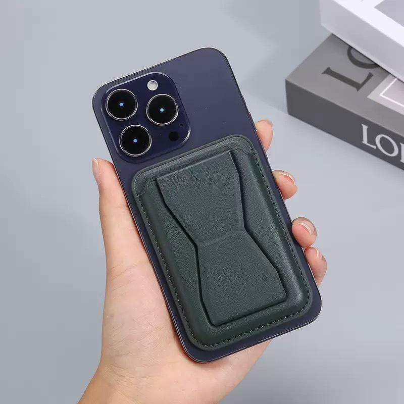 Для iphone 16-12 магнитный держатель для карт, чехол-книжка с задней крышкой, кожаный чехол-кошелек для мобильного телефона с бабочкой