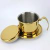 Vietnamese Pot 304 Stainless Steel Hand-pour Pot Drip Coffee Pot Hand Brewing Pot Filter Drip Filter Office Coffee Brewing Tool