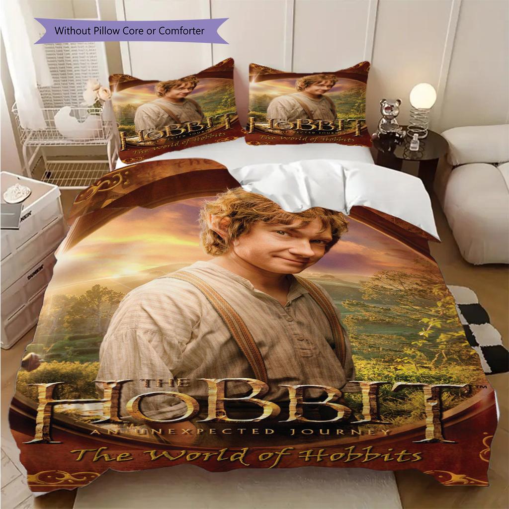 Hobbit Journey Comforter Set Threepiece Set 1 Duvet Cover 2 Pillowcase Without Core Christmas Birthday Gift Bedding Set Soft And Comfortable
