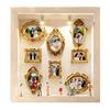 DIY Mini Photo Frame Box Lighted Memory Display Case Personalized Family Museum Silhouette Frame Kit