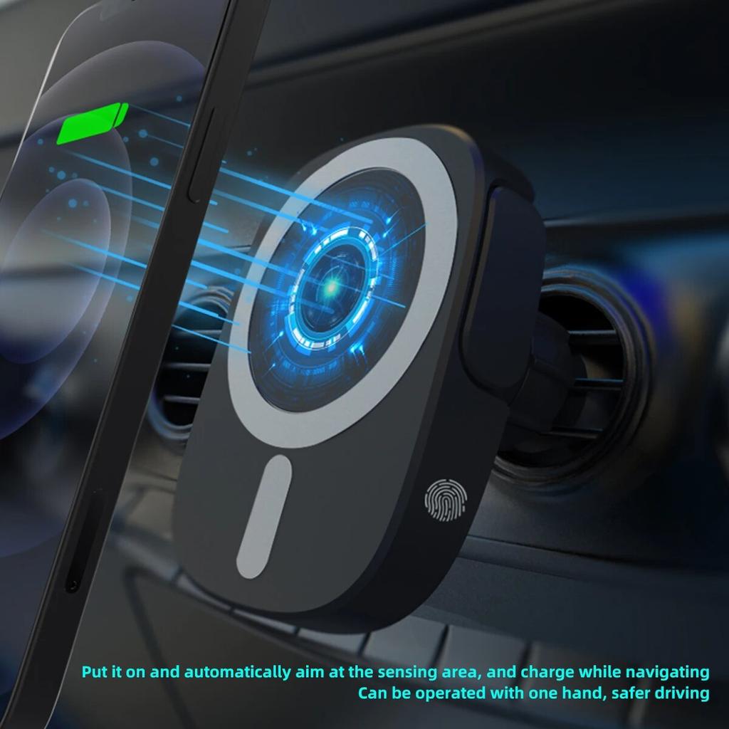 For Tesla Model 3 Model Y 2017-2023 Car 15W Fast Charging Mobile Phone Holder Mount Dashboard Auto Accessories Model3