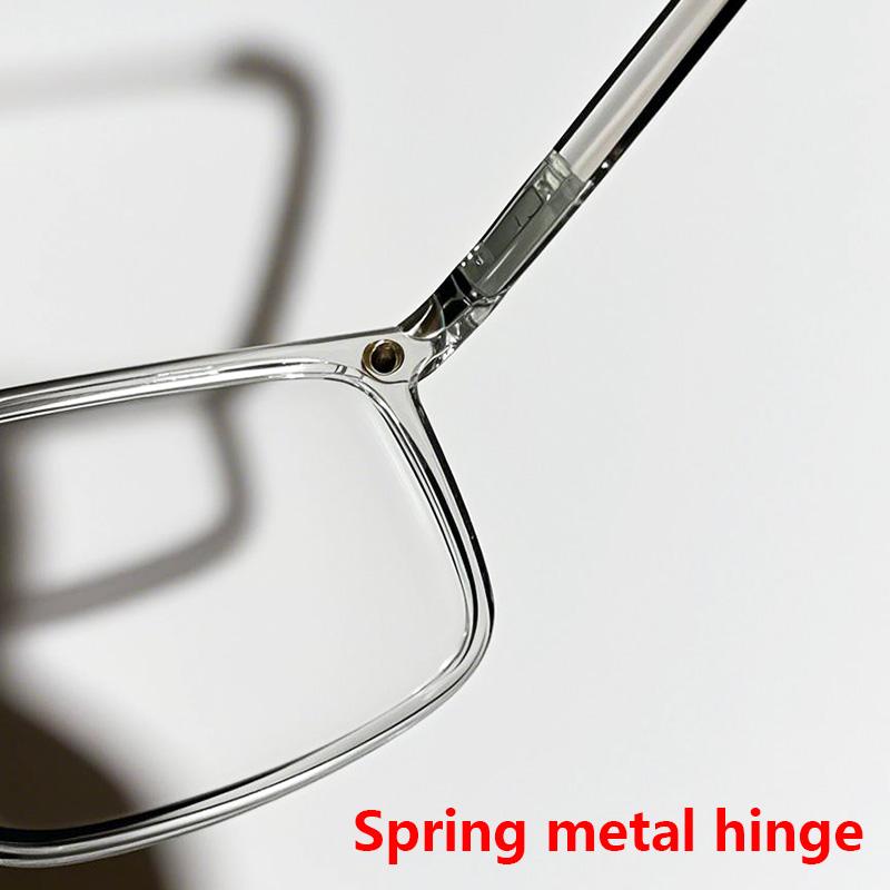 Миопия Прозрачный Цвет 6 в 1 Квадратная Рамка Поляризованные Оптические Магнитные Солнцезащитные Очки Клипса на Магните Рецептурные Индивидуальные Очки