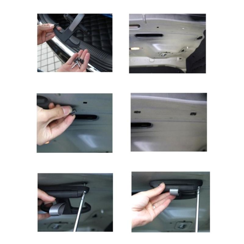 Крючок для автомобильного кошелька, задний багажник автомобиля крючок для кошельков и сумок, скрытые пластиковые крючки-вешалки для автомобильной сумки