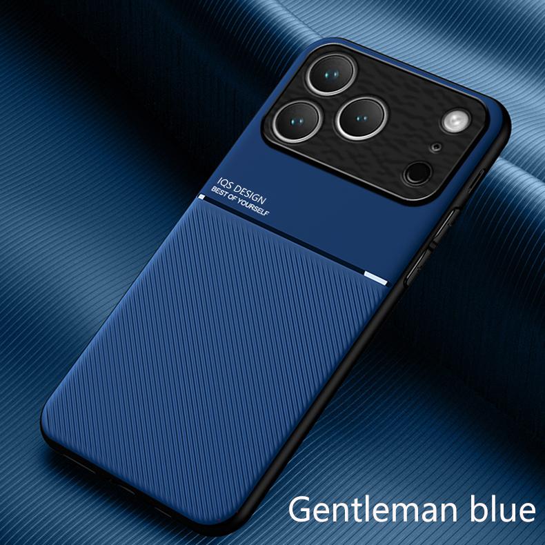 Роскошный чехол из мягкой кожи для iphone 17 Pro Max 17 Air 16e 14 15 16 plus 13 Mini с магнитным держателем для автомобиля, крышка, capa, fundas