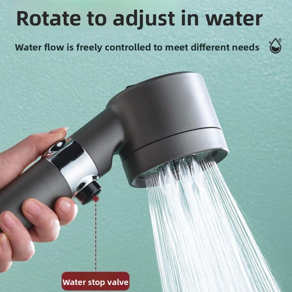 High Pressure Bathroom Shower Head 3 Mode Bathroom Shower Tool Shower Head  Bathroom Use