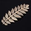Plated Bobby Pin Silver Gold Girl Barrettes Leaf Hairpin Hair Combs Hair Clip