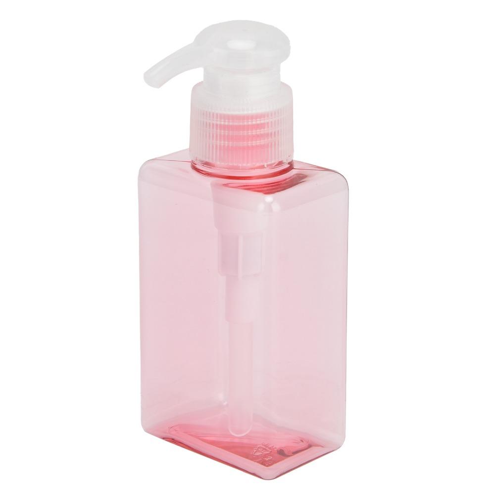 3Pcs Leakproof Design Pump Bottle Dispenser Clear Body Liquid Soap Dispenser Travel