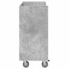 Golf Cabinet with Wheels Universal Concrete Grey 90 x 45 x 98 cm