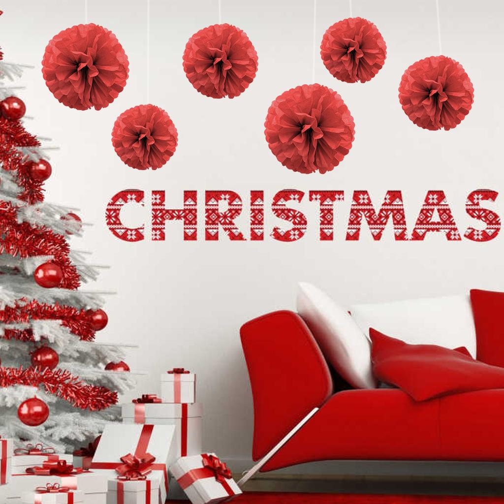 1 шт. Набор 7,8 дюйма Красный Бумажный Помпон Бумажные Шары Помпон Бумага Для Вечеринки по случаю Дня рождения Бумажные Цветы Украшения Цветочные Шары Бумага