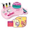 Girls Nail Polish Set for Kids Toy 3-in-1 Nail Dryer Pen Polish Glitter Charm Kit Safe Natural Dryer Storage Table Ages 10-12 Manicure Nails Kit