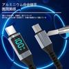 Кабель USB Type C SZSL 100 Вт/5 А, совместимый с PD, Type-C для быстрой зарядки, светодиодный цифровой дисплей, нейлоновый оплетенный кабель Type C для зарядки MacBook Air/Pro13,