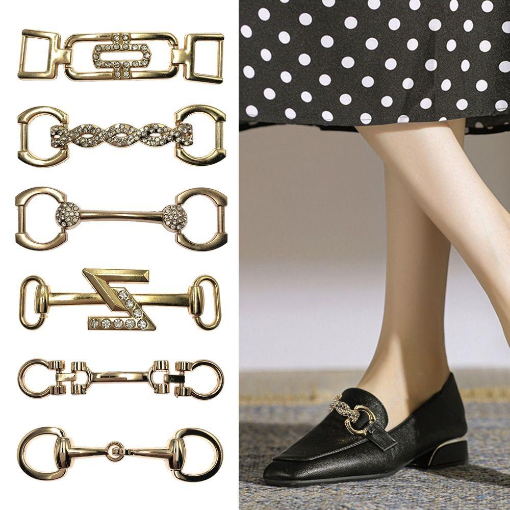 Аксессуары для одежды, фурнитура для одежды, металлические пряжки, пряжки для обуви, металлическая цепочка для обуви, сумка для обуви «сделай сам»