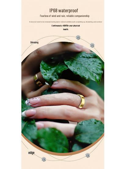 Умное кольцо: Мониторинг сна, сердечного ритма, кислорода и давления в крови с отслеживанием физической активности и удаленным управлением камерой