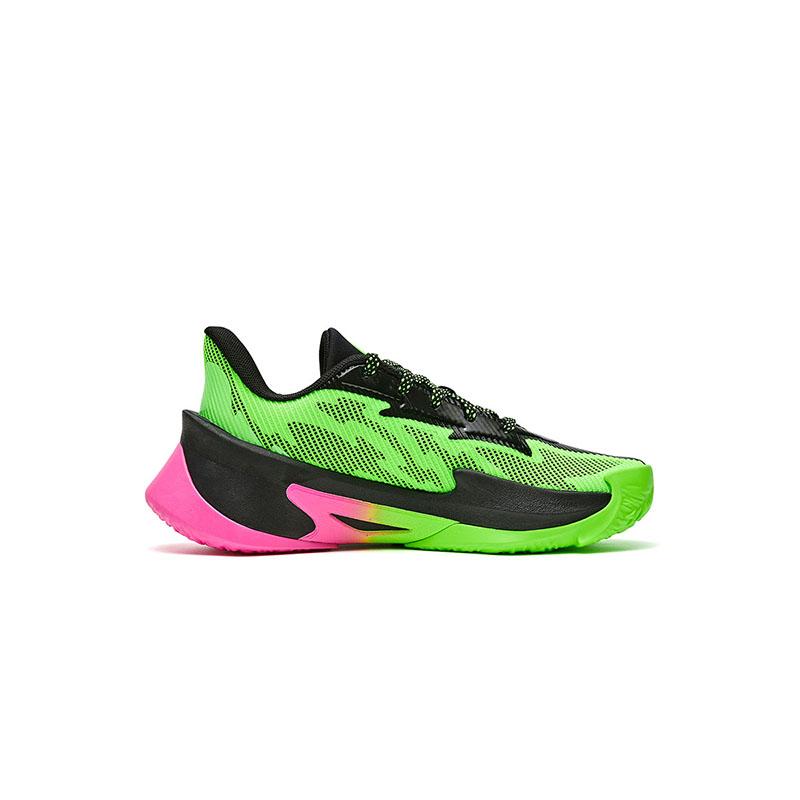 Under Armour Curry Series 7 Удобные Универсальные Низкие Детские Баскетбольные Кроссовки Унисекс Кроссовки Зеленый 6013297-389