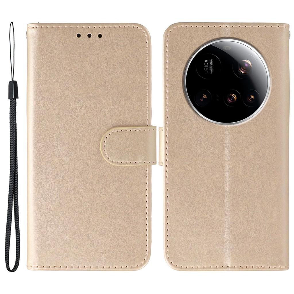 Для Xiaomi 15 Ultra Чехлы PU Кожаный Флип Кошелек Чехол для Телефона с Ремешком