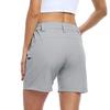 Женские шорты-бермуды, эластичные шорты для походов с высокой талией и карманами, повседневные быстросохнущие шорты для гольфа для летнего активного отдыха