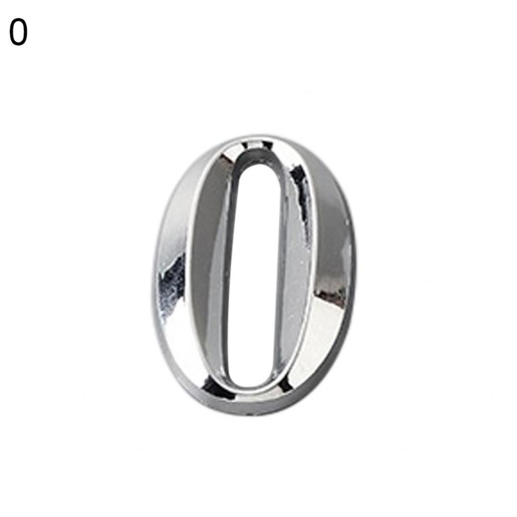 Блестящий номерной знак на дверь