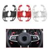 For Volkswagen VW GOLF 7 2015- GTI R MK7 Scirocco Car Styling Car Aluminum Steering Wheel Shift Paddle Shift 2X Red Black