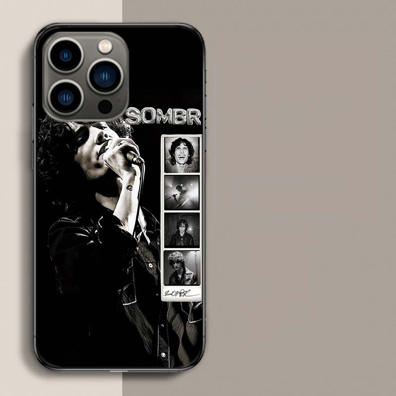 Чехол для телефона Singer S-Sombr Для Iphone 17 Air 15 Pro 14 Plus 16 Pro Max 12 13 Mini 11 16E X XS Чехол Милый Fundas