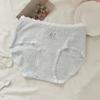 Японское Милое История Детское Хлопковое Нижнее Белье для Девочек, Антибактериальное, С удлиненной ластовицей, Трусы со средней посадкой