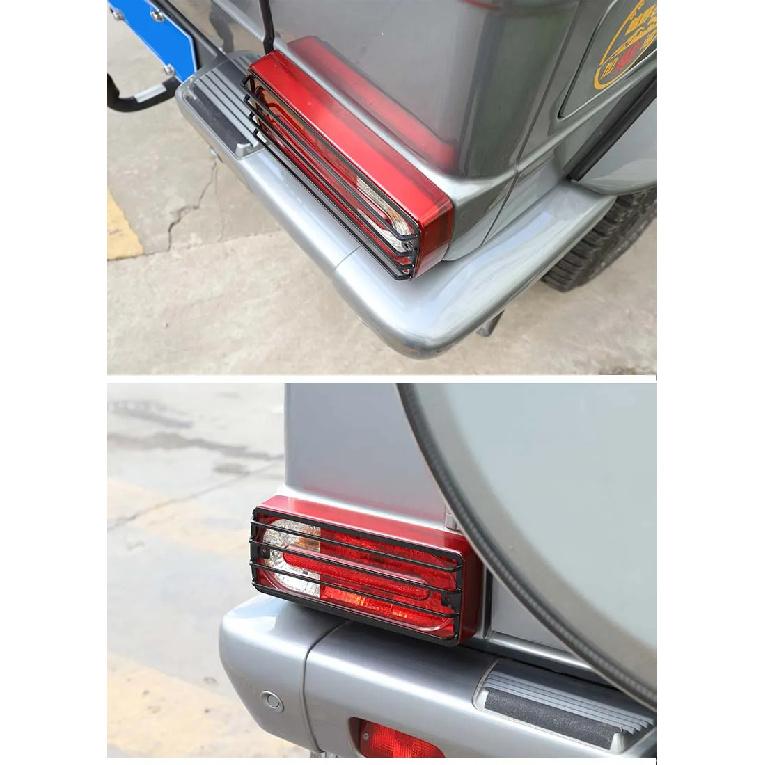 Car Light Protection Frame for Benz G-Class W461 W463 G63 G350 G500 2007 - 2018 Car Lamp Hood Tail Light Protect Cover Accessori