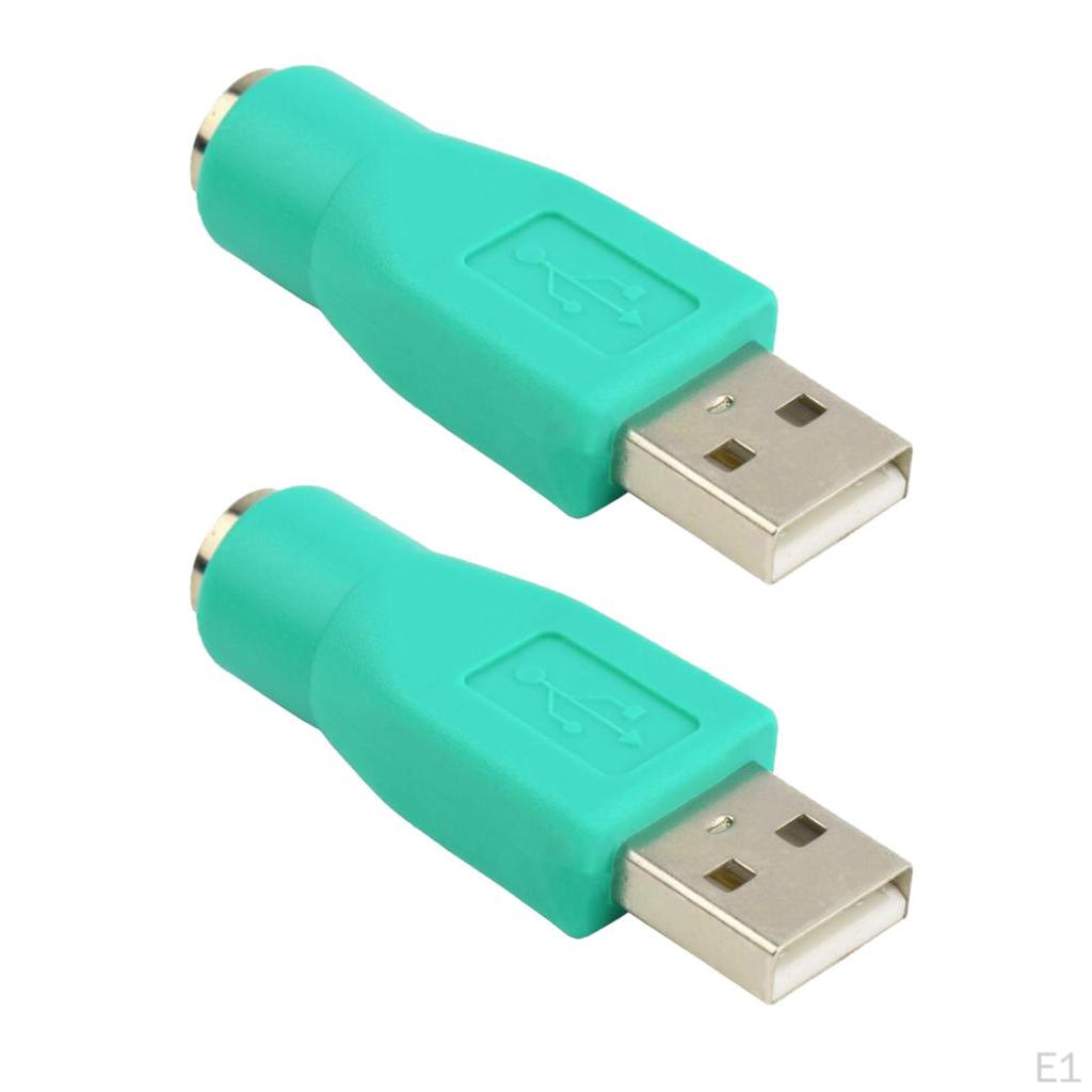 2x PS/2 Female To USB 2.0 Male Port Adapter 2 Клавиатура Мышь