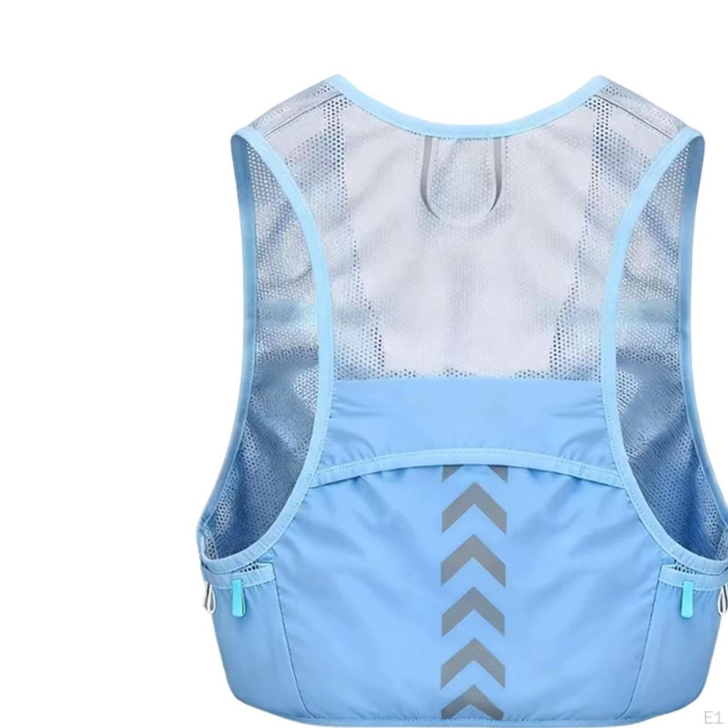Hydration Vest Pack, Outdoor Sport Bag with Reflective Strips, Multifunctional Running Backpack
