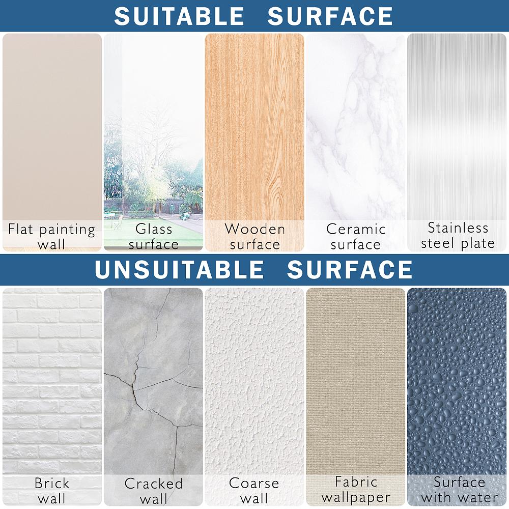 1pc PVC Wall Stickers for Wall Decoration Planet Pattern 400x1160mm