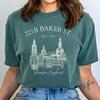 Sherlock Comfort Colors® Shirt 221B Baker Street Tee Bookish Literary Location Tshirt Gift for Bookworm Indie Booklover T Shirt Booknerd