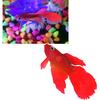 Artificial Silicone Betta Fish Tank Decoration, Aquarium Fake Fish High Simulation Lifelike Floating Betta Fish Tank Ornament
