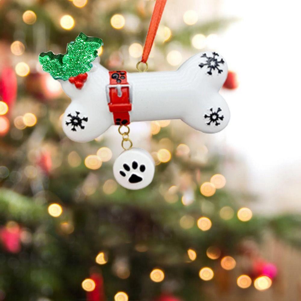 Decorative Christmas Tree Hanging Pendant Dog Bone Hanging Ornaments Window/Xmas Tree