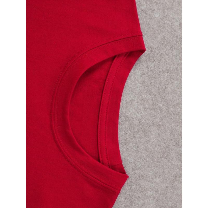 European sizes 1pc, Summer Casual Round Neck Short-Sleeved T-Shirt, Soft, Skin-Friendly, Fashionable And Versatile, Cute, Interesting,