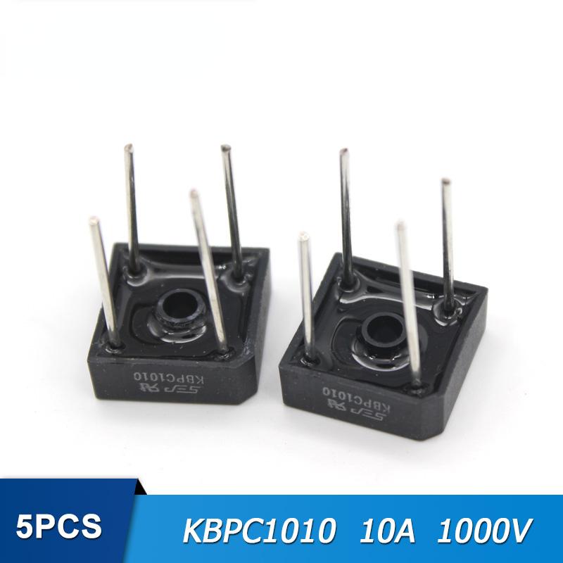 5 шт. диодный мостовой выпрямитель KBPC5010 KBPC1010 KBPC1510 KBPC2510 KBPC3510 выпрямители 10A 15A 25A 35A 50A