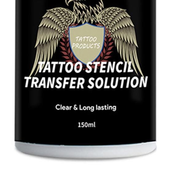 Yousheng 150 мл Гель для переноса татуировки Долговечная четкость Быстросохнущая Мягкая формула Натуральный ингредиент Безопасный в использовании Прозрачный раствор для переноса тату-трафарета