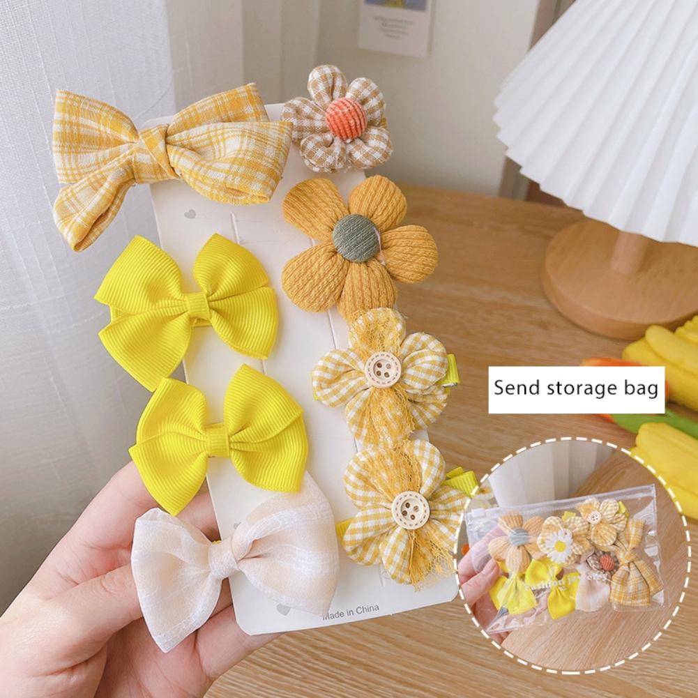 Детская заколка для волос 8 шт./компл. детские заколки для волос с бантом головные уборы BB зажим аксессуары для волос