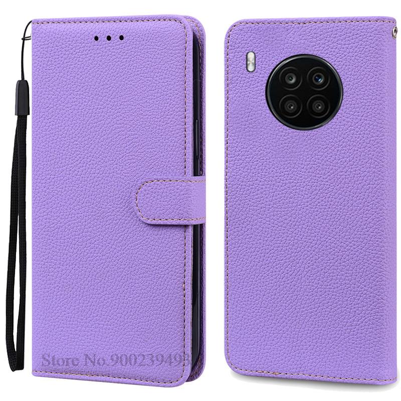 Чехол для Honor 50 Lite NTN-L22 NTN-LX1 NTN-LX3 кожаный чехол-книжка с откидной крышкой для Huawei Honor 50 Lite чехол для телефона Fundas