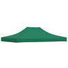 Party Tent Roof 4x3 m Green 270 g m²
