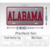 1 шт. Персонализированный номерной знак Alabama Crimson Tide BAMA NCAA Колледж Roll Tide AL Штат Автомобильный знак для фанатов Только декоративный
