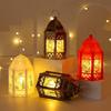 Vintage Portable Candle Lamp Christmas LED Night Lights Battery Powered Indoor Outdoor Hanging Lanterns Festive Party Decor