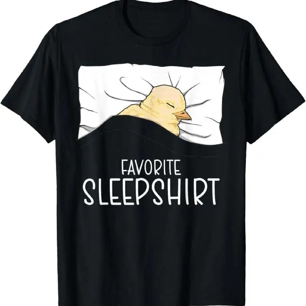 Favorite Sleepshirt Chick Napping Pajama T Shirt