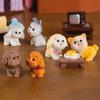 Mini Cute Puppy Statue Cartoon Cartoon Dog Gift Miniature Dog Figurine