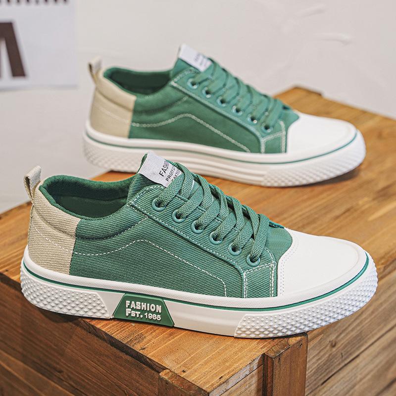 Fashion 2025 Summer New Men's Breathable Versatile Skateboarding Shoes Men's Soft Bottom Casual Sports Trend Fashion Canvas Shoes 48size