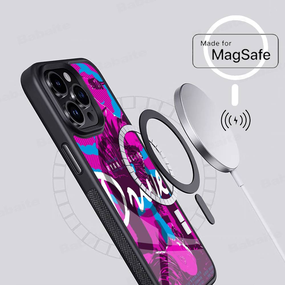 Драйв Райан Гослинг Фильм Для Чехла Телефона Для IPhone 17 Air 16 15 14 13 12 11 Pro Max Plus Для Беспроводной Зарядки Чехол